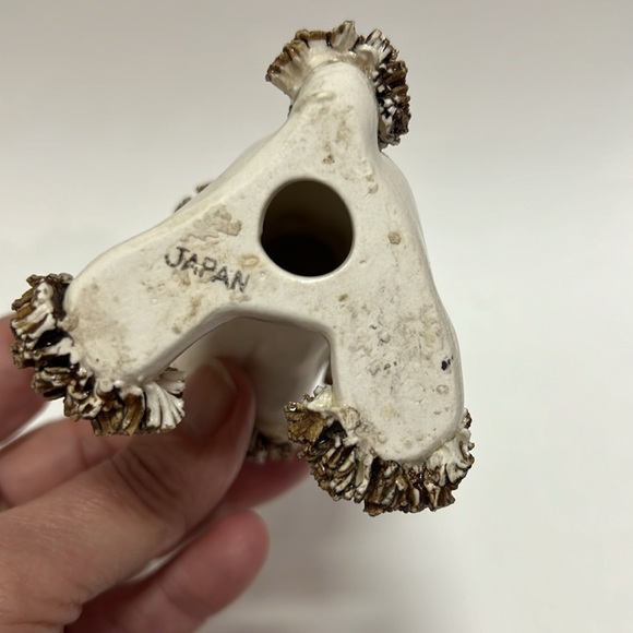 Vintage Wales 1950’s Porcelain Spaghetti Poodle made in Japan Figurine. - Picture 6 of 10